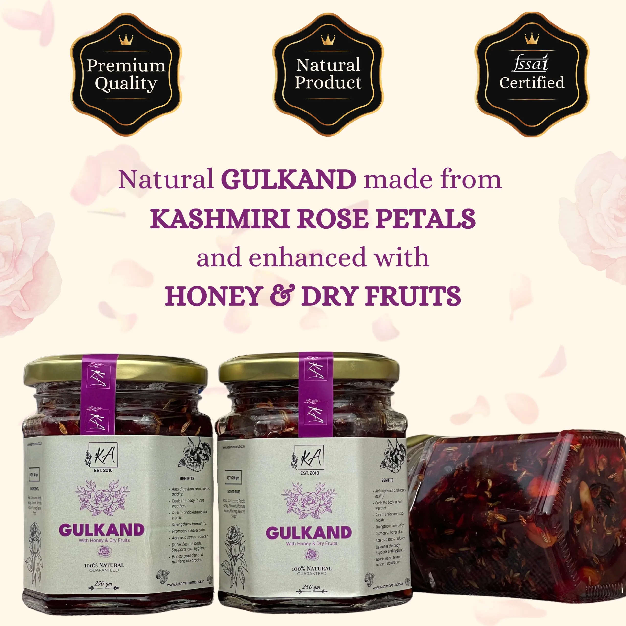 Dry Fruit Gulkand 250gm - Image 3